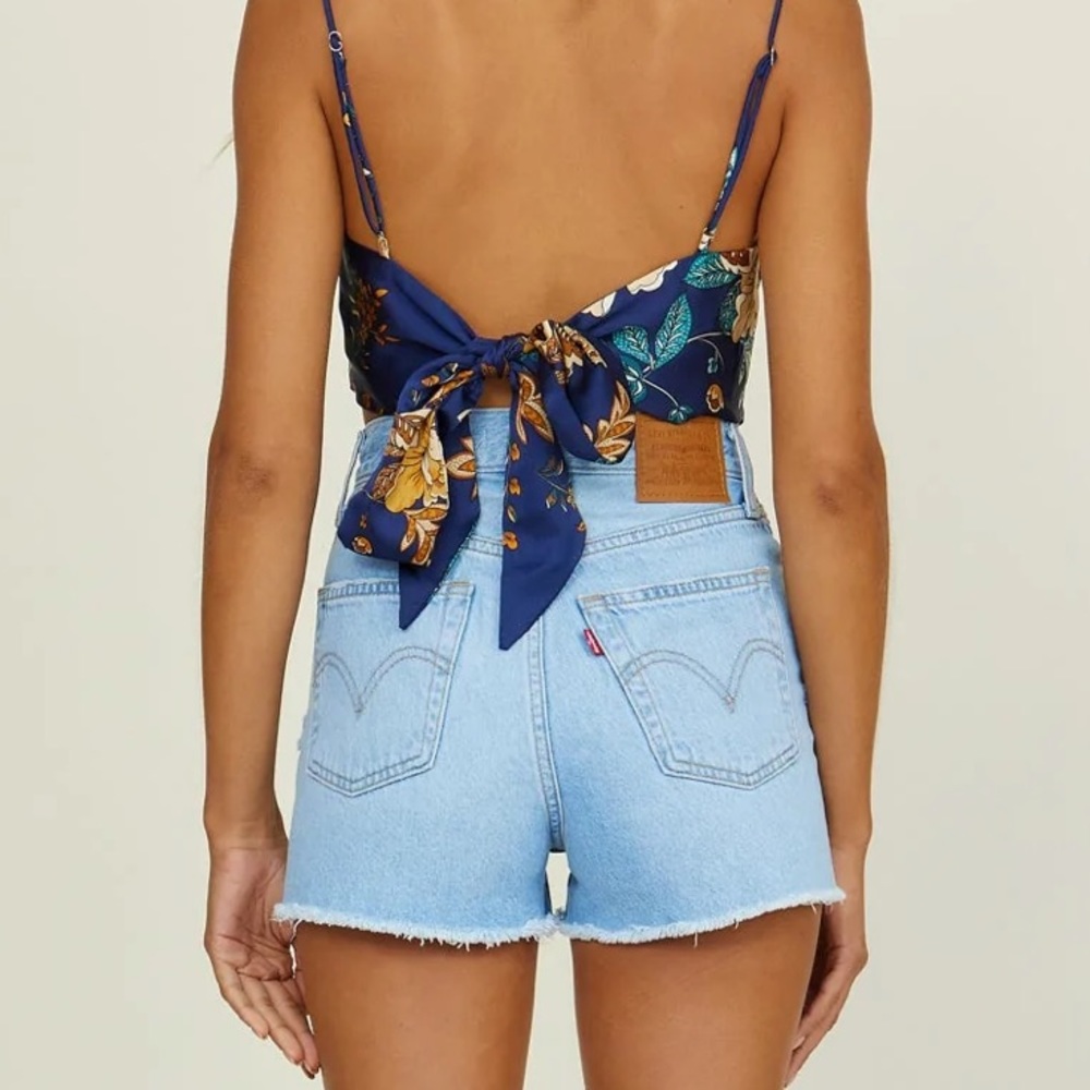 LEVI'S Super High Rise Ribcage Jean Shorts 🎀🎀 - Picture 3 of 12